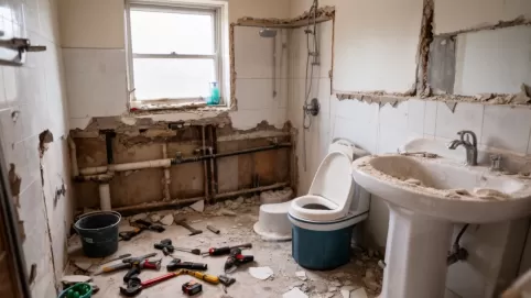 Jak przetrwać remont łazienki