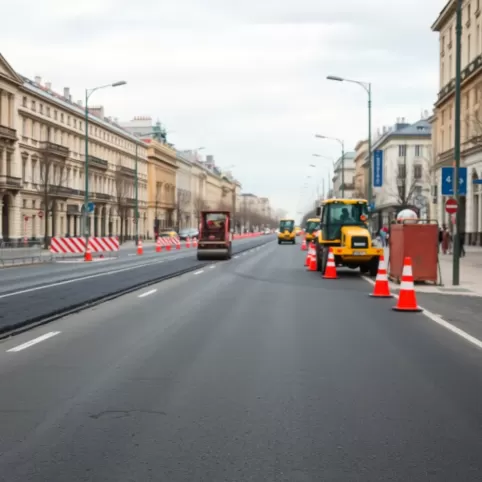 Aktualne remonty ulic Warszawa